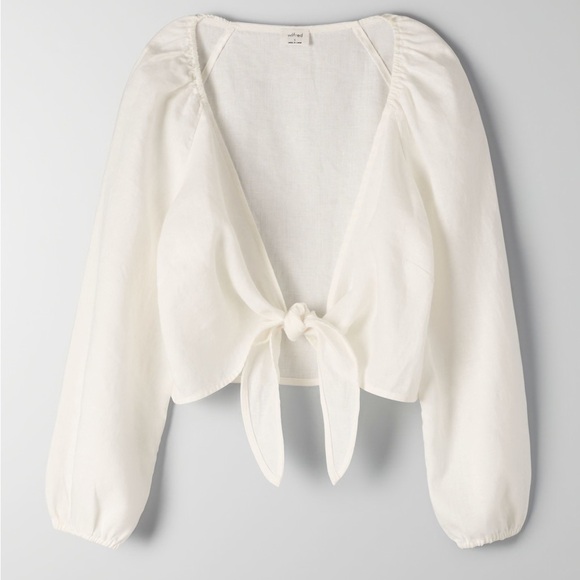 Wilfred aritzia white Wilfred Tenley Top xxs - Picture 3 of 5